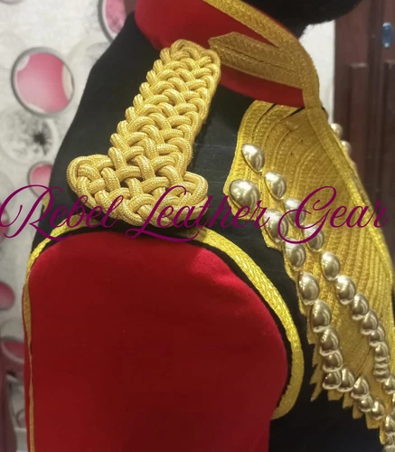 Michael Jackson Thriller Leather Jacket | Red Retro Iconic Biker Coat USA