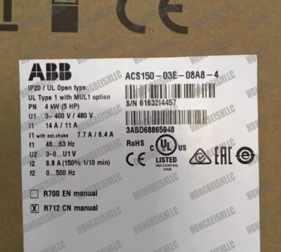 ABB ACS150-03E-08A8-4 Inverter 380V 4KW New Spot Goods��Expedited Shipping#HT