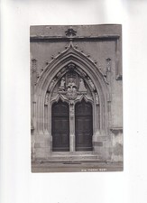 F9011) Postcard, Merano, South Tyrol - Church Portal 1912