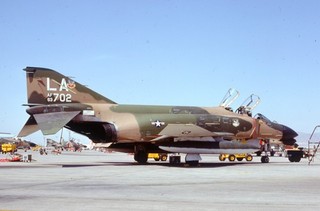 USAF F 4C 63 7702 58 TFTW LA ORIGINAL kodak color slide