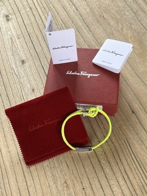 Salvatore Ferragamo - Neu Gancini Armband Kalbsleder + Box + Etui + Beipackzettel
