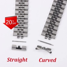 New 2pcs Watch Bracelet Curved End Links for Seiko Skx009 Skx007 Jubilee