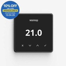 Warmup Element Wifi Smart Underfloor Heating Temperature System Controller Dark