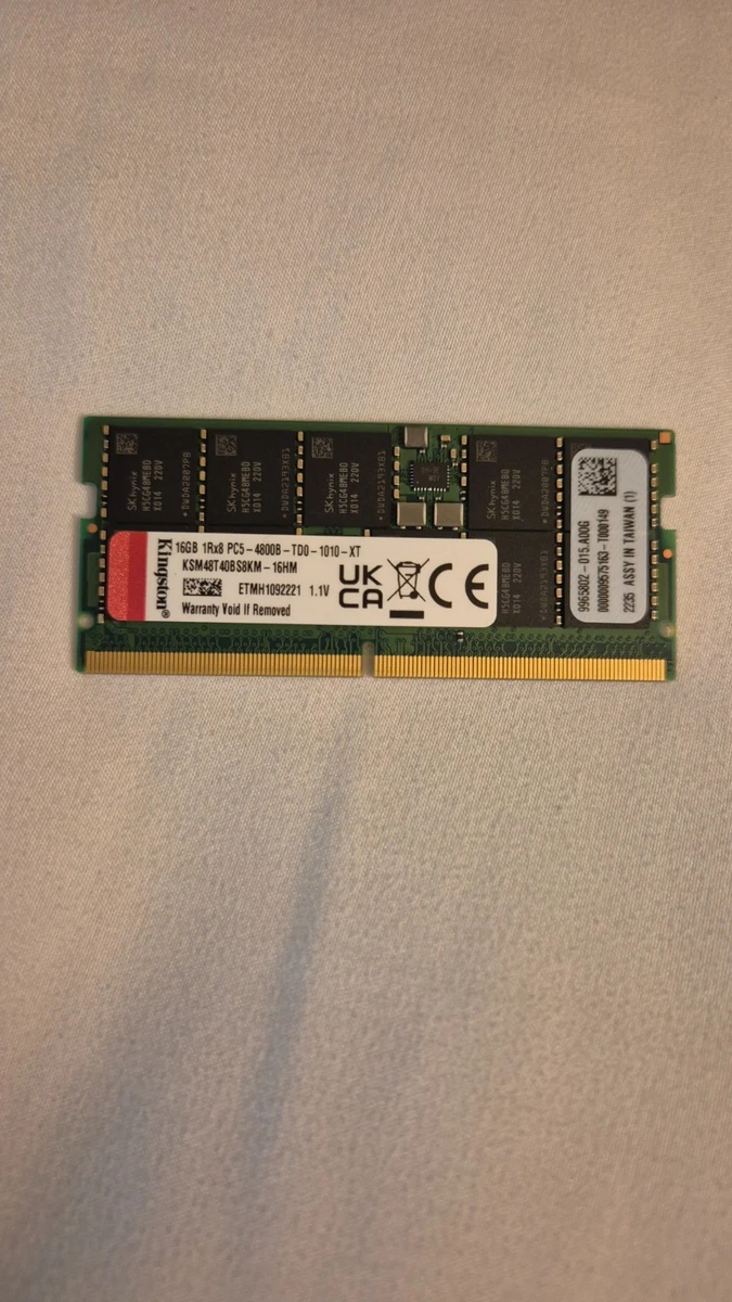 Kingston SO-DIMM 16 GB Computer Memory (RAM) for sale | eBay