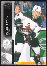 Johan Larsson, 2021-22 Upper Deck, #261, Arizona Coyotes,