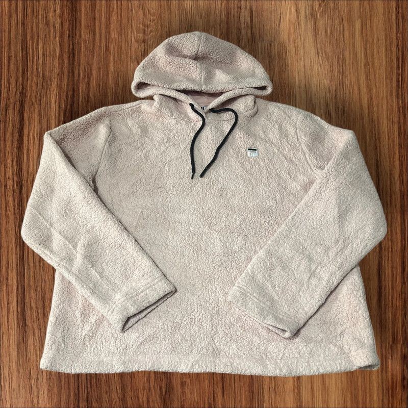 Felpa con cappuccio donna FIla rosa soffice