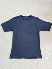 Vintage 90s Starter Brand Logo Sports Blue Baggy T-Shirt Mens XL Made In USA