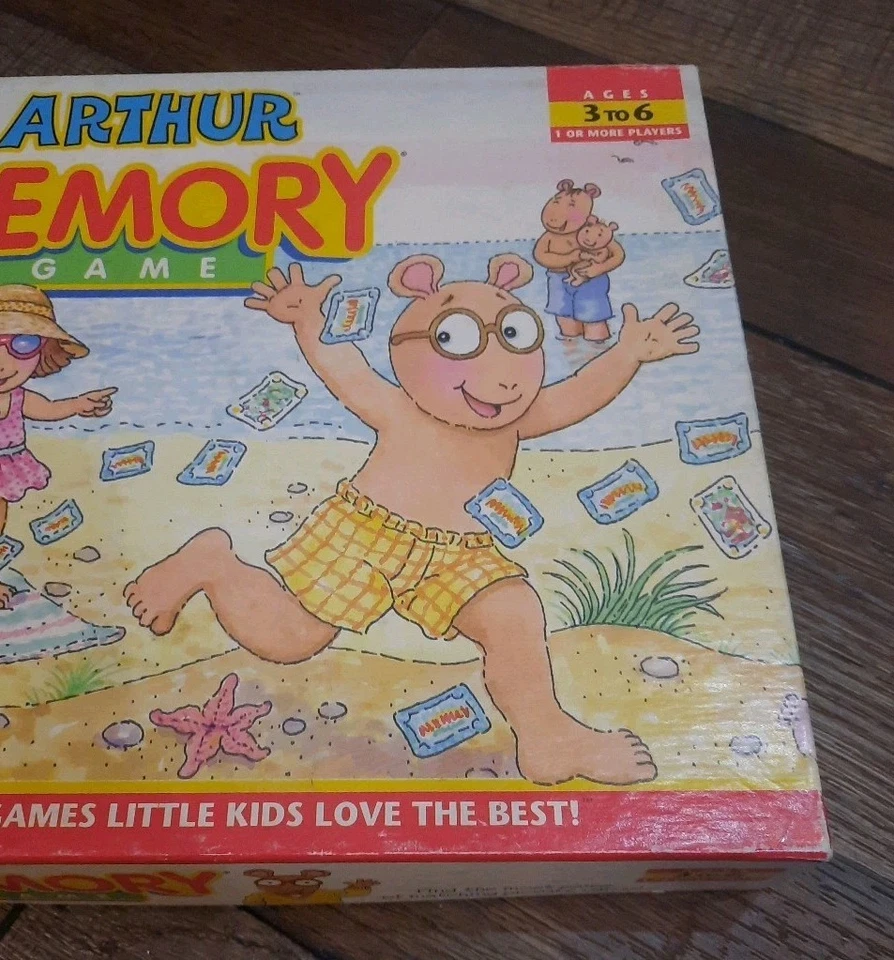 Juego de memoria Arthur 1997 de colección por Milton Bradley COMPLETO ~ EN MUY BUEN ESTADO Foto 2 de 4