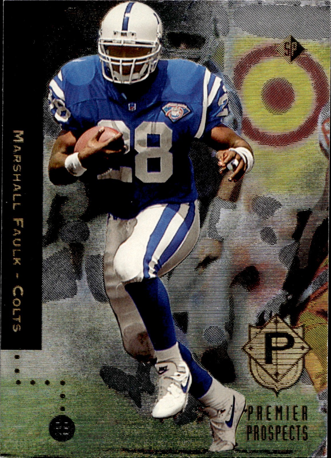 1994 Upper Deck SP - Premier Prospects Marshall Faulk #3 (RC) Foil Rookie Card