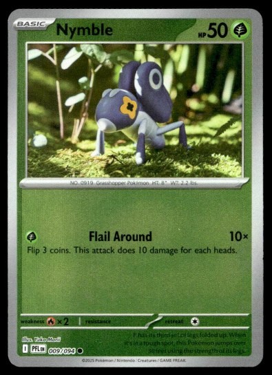 Nymble - Reverse Holo Common ME02: Phantasmal Flames 009/094 NM
