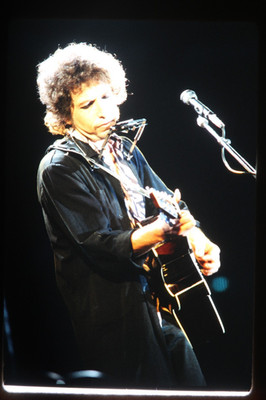 Bob Dylan Photo Transparency Original On Stage Positive Promotion 1990s