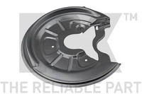 Nk Spritzblech, Bremsscheibe Hinterachse Rechts U.A. FüR Audi, Seat, Skoda, Vw