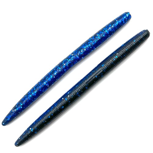 15 kt 5" oder 4" schwarz blau Laminat Gary Yamamoto Senko Stil Wurm - Bild 12 von 14