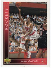 1994 NBA BASKETBALL CARD NEW Number 127 VERNON MAXWELL Figure