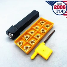 SER1616H16 CNC Lathe Carbide Indexable Threading Turning Tool + 10pcs 16ER AG60