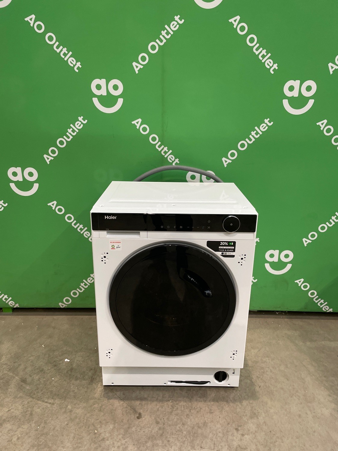 Haier Integrated Washing Machine 10kg 1400rpm White HWB100B14858U1UK #LF117406