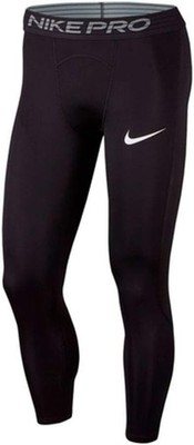 Nike Men's Pro Compression 3/4 Tights - Black, Size Small