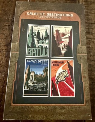 Disney Star Wars Galactic Destinations 20 Postcards