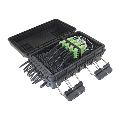 FTTH Termination Box 16 ports IP65 1x8 SC/APC splitter G657A1 8 SC/APC adapters