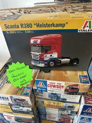 Italeri Scania R380 Heisterkamp LKW Bausatz Maßstab 1:24 Modell 3851