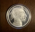 2016 Collectible Buffalo Indian 1oz  .999 Fine Silver Bullion Round Coin