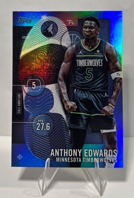 2025-26 Topps ANTHONY EDWARDS Sole Ambition SA-4 SSP Case Hit 1:15K Timberwolves