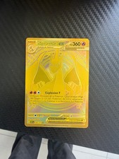 Carte Pokémon Méga-Dracaufeu Y Ex  Gold 294/217 ME 2.5 Héros Transcendants FR.