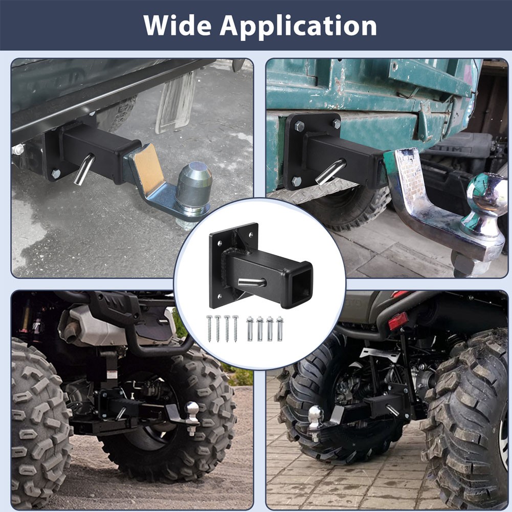 Bolt On Receiver Tube 2in Bolt On Receiver Hitch Trailer Hitch Receiver Adapter