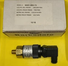 BARKSDALE 96201-BB3-T2 Compact Pressure Switch