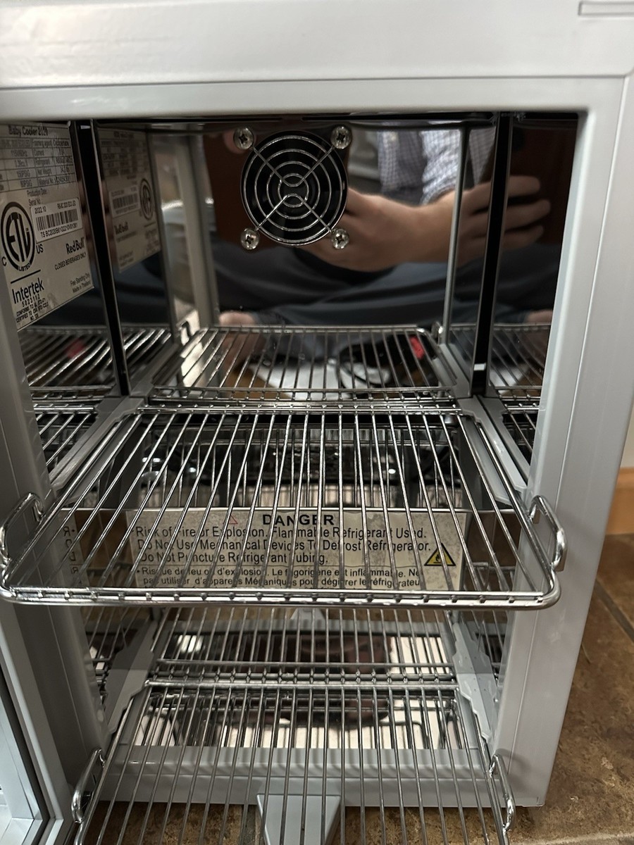 Red Bull Mini Fridge Baby Cooler 2020 RB-BC2020 Eco LED New Open