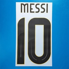 Argentina 2024 Lionel Messi Player Size Soccer Shirt Nameset Name Number ID