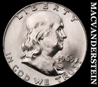 1963 Franklin Half Dollar - Choice Gem Brilliant Uncirculated  Lustrous  #J9599