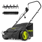 Sun Joe 13 Inch 12 Amp CORDED Electric Scarifier and Lawn Dethatcher AJ801E