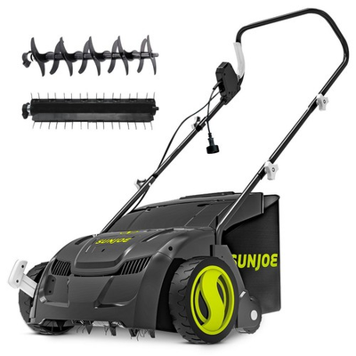 #ad #ad Sun Joe 13 Inch 12 Amp CORDED Electric Scarifier and Lawn Dethatcher AJ801E $129.99