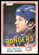 1981-82 O-Pee-Chee Vintage OPC Set Break Dave Maloney New York Rangers #227