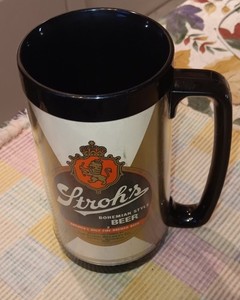 Vintage Stroh's Beer Mug