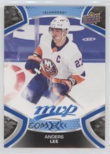 2021-22 Upper Deck MVP Factory Set Blue Anders Lee #175 0da0