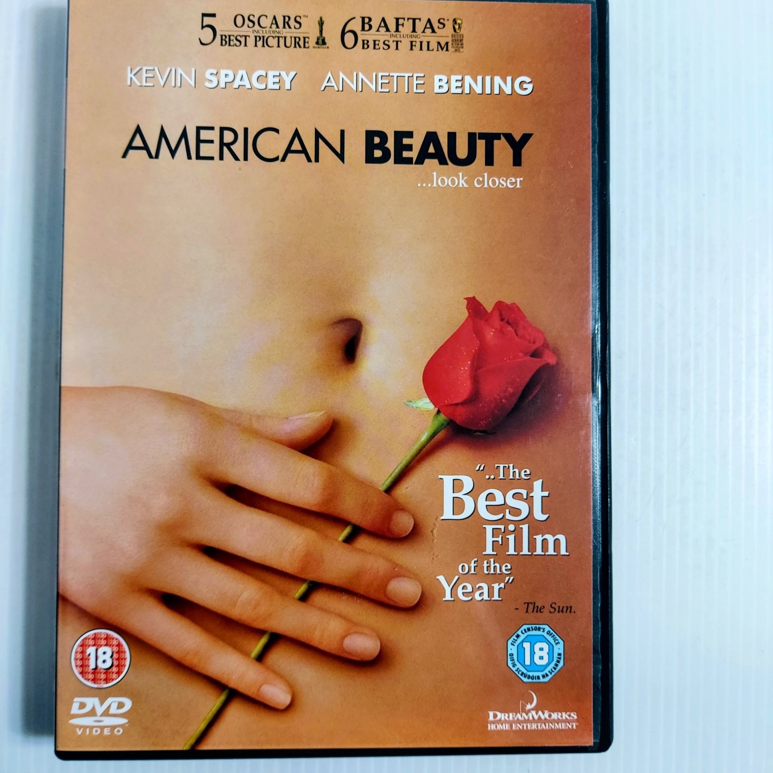 American Beauty DVD 1999 Kevin Spacey Annette Bening Sam Mendes Bonus Material