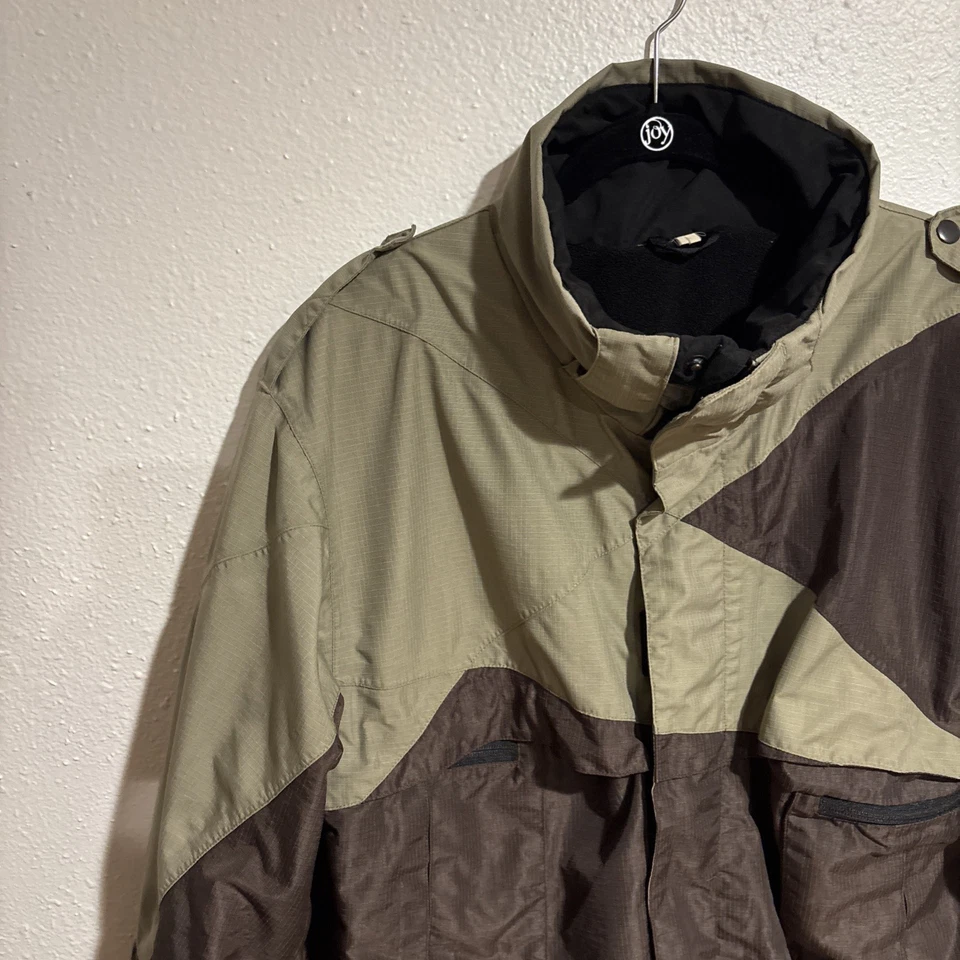 Bonfire Snowboarding Co Y2K Fleece Lined Ski Jacket Women’s XL / XXL Brown Tan - Image 2 of 4