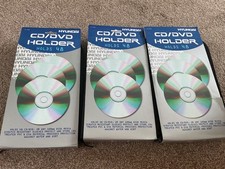 Hyundai - CUSTODIA PORTA DISCHI CD DVD X3 - ne contiene 48 ciascuno - Nero - Nuovo