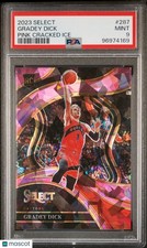 2023 Panini Select Basketball Gradey Dick RC Rookie Pink Cracked Ice PSA 9 /99