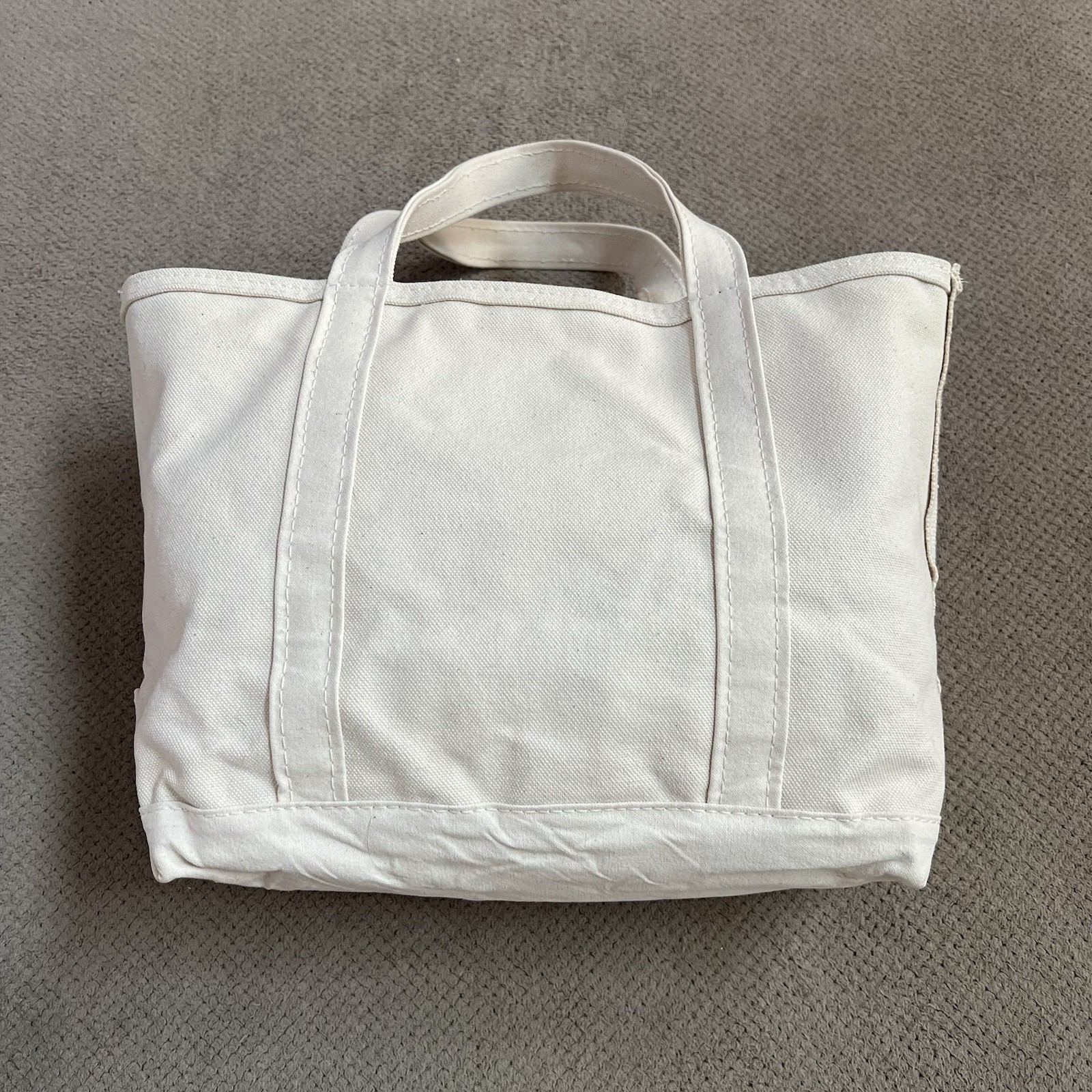 Vintage LL Bean Boat & Tote Bag Made in USA Classic Durable Carryall