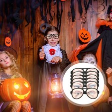 6pcs Extremely Funny Glasses Frame Eyes Mischief Decoration Accessory Holiday