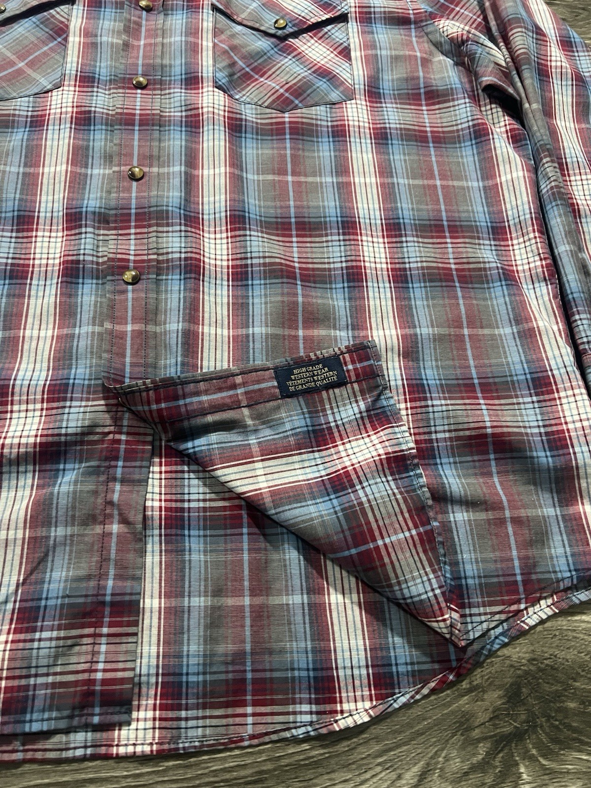Pendleton Frontier Western Plaid Button Up Shirt … - image 7