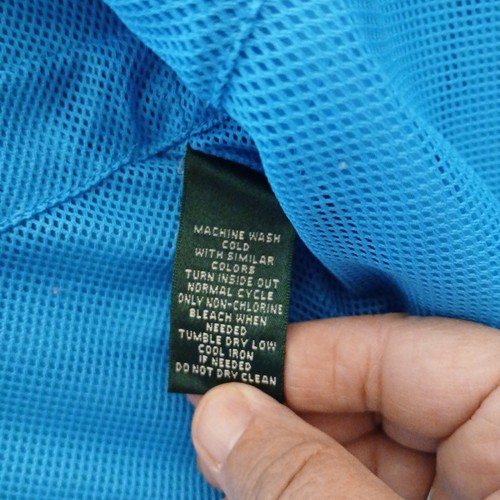 Giacca antipioggia donna Lauren Ralph Lauren taglia M verde acqua/blu usata in ottime condizioni - Foto 7 di 11
