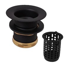 Junior Basket Style Bar Sink Strainer, D218-62 1 Pack Matte Black