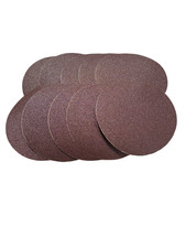 8" PSA Sanding Discs 50 Grit Aluminum Oxide 10 Pack
