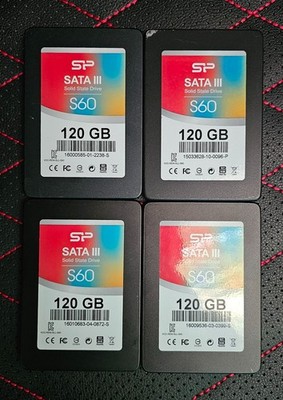 Silicon Power 120GB SSDs SATA Speicher 4x | DEFEKT / BASTLER