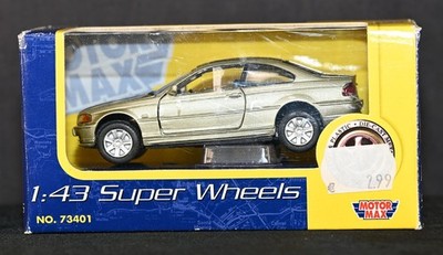 BMW 328Ci Coupe 1:43 Diecast Super Wheels Motor Max in box