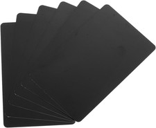 40Pcs Blank PVC Cards Color, CR80 15Mil Plastic Cards Blank ID Card Waterproof f